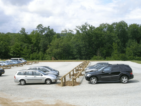 Car park railing